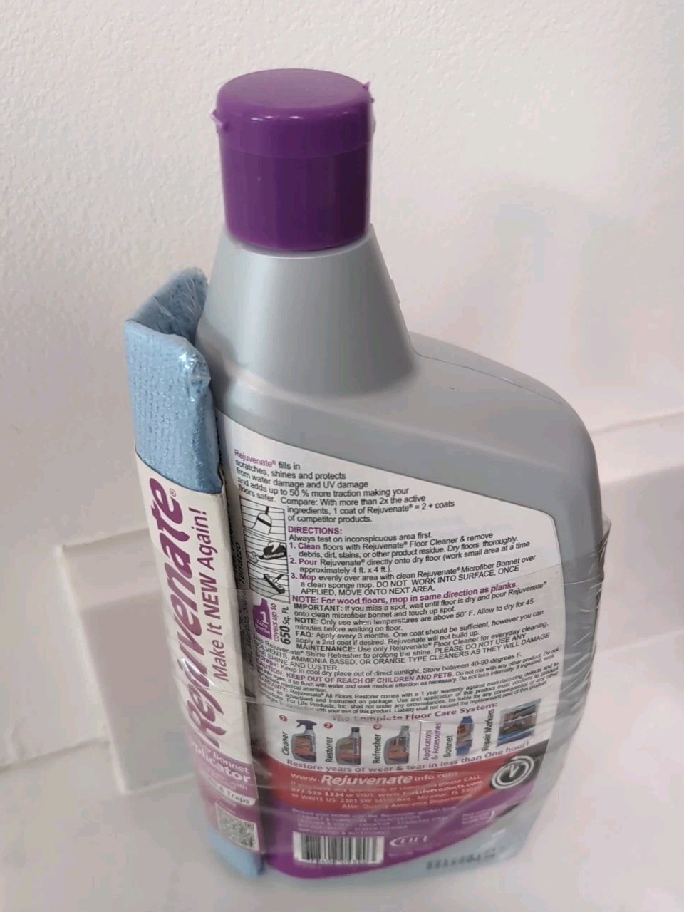 Rejuvenate All Floors Restorer and Polish Fills in 32 Fl Oz Bonus Applicator