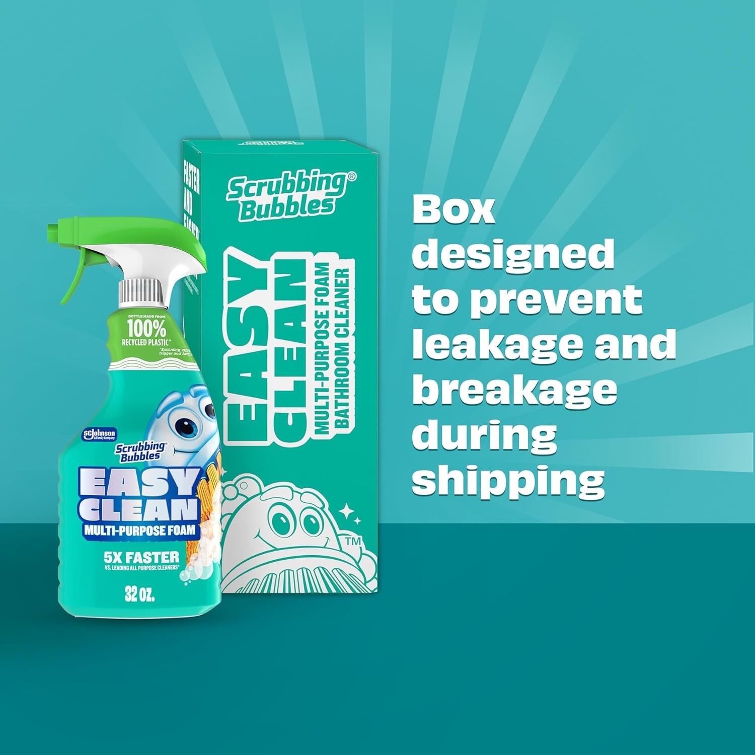 Scrubbing Bubbles Easy Clean Multi-purpose Foam Bathroom Cleaner, 32 fl. Oz