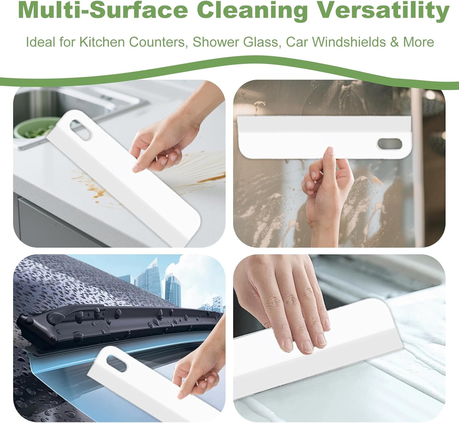 Kitchen Sink Squeegee Samll Silicone Scraper Brush Tool for Countertop Glass …