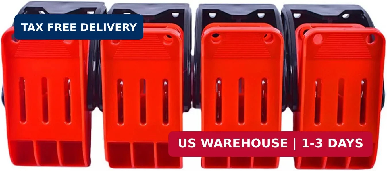 Car Wash Floor Mat Clamps 4 Pack,Swivel Large Anti-Slip Stainless Steel Spring C