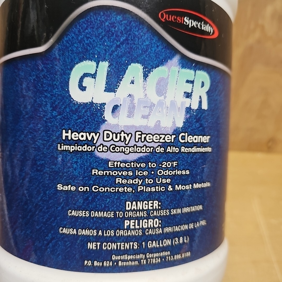 Glacier Clean Heavy Duty Freezer Cleaner – Specialty Quest-1 gallon – New