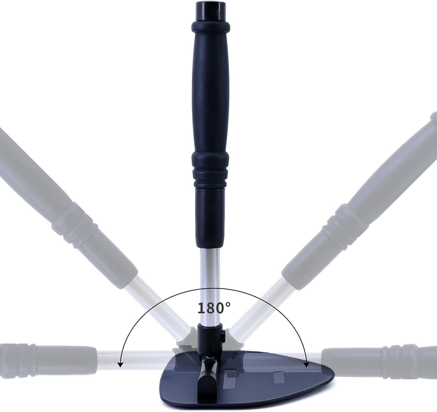 Microfiber Triangle Windshield Tool: Extendable Aluminum Handle & Color Options