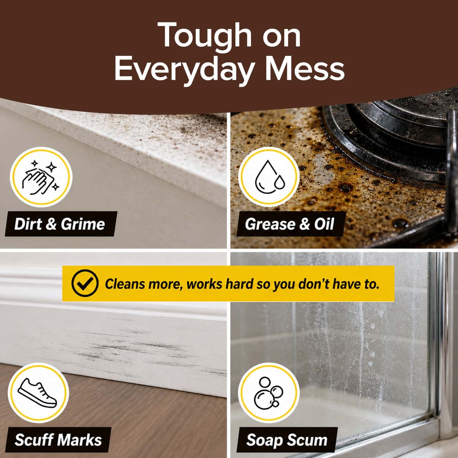 Bull Shot All-Purpose Professional Strength Foam Multi-Surface Dirt & Grime