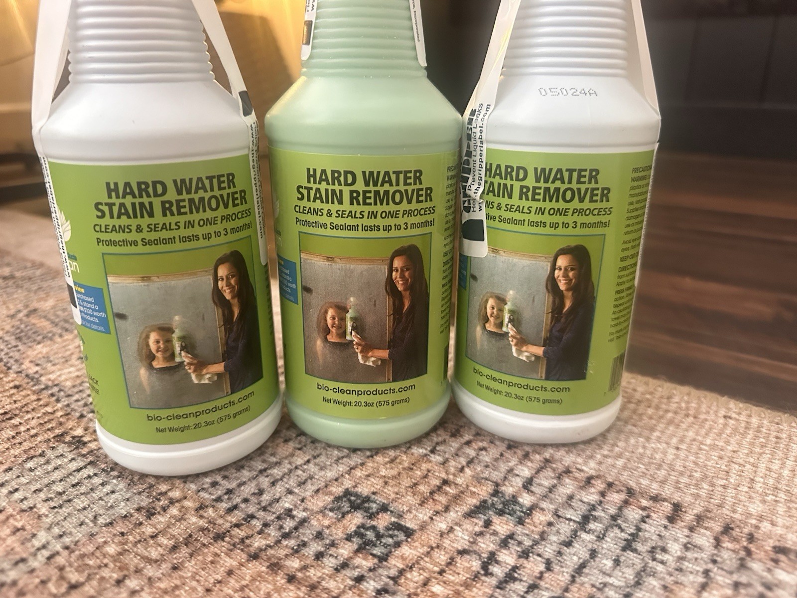 Lot Of 3 Bio Clean: Eco Friendly Hard Water Stain Remover 20.3 Oz Ea
