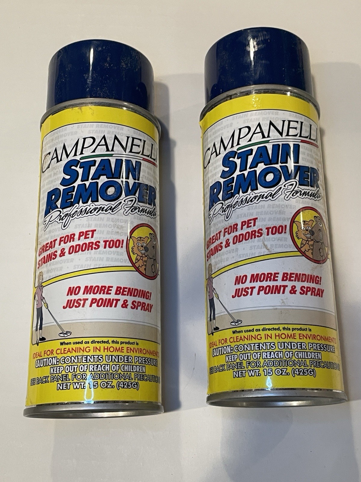 Campanelli Professional Formula Stain Remover Perfect for Pets 15 oz-2 Pack