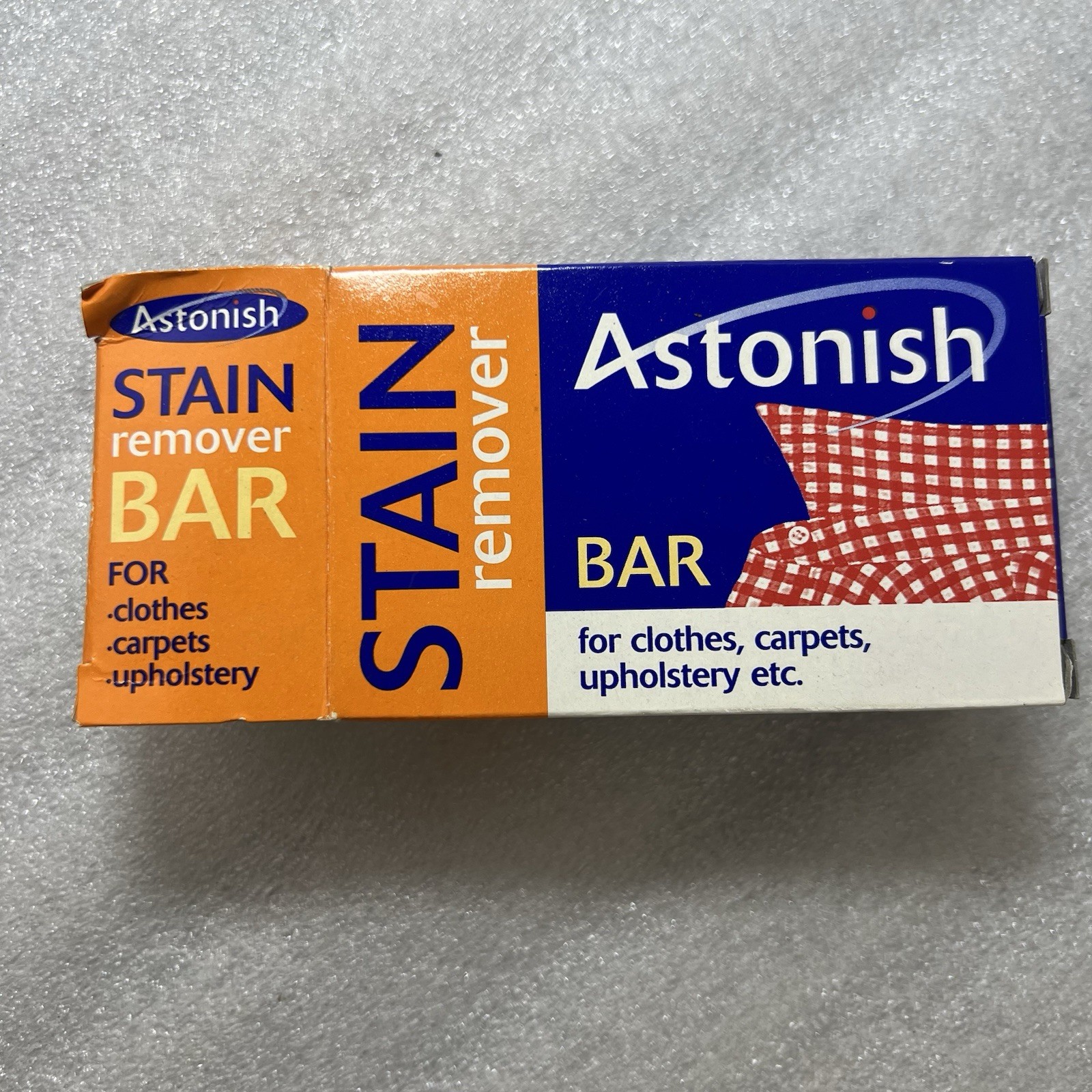 Astonish Stain Remover Bar For Clothes Carpets Upholstery Cleaning New