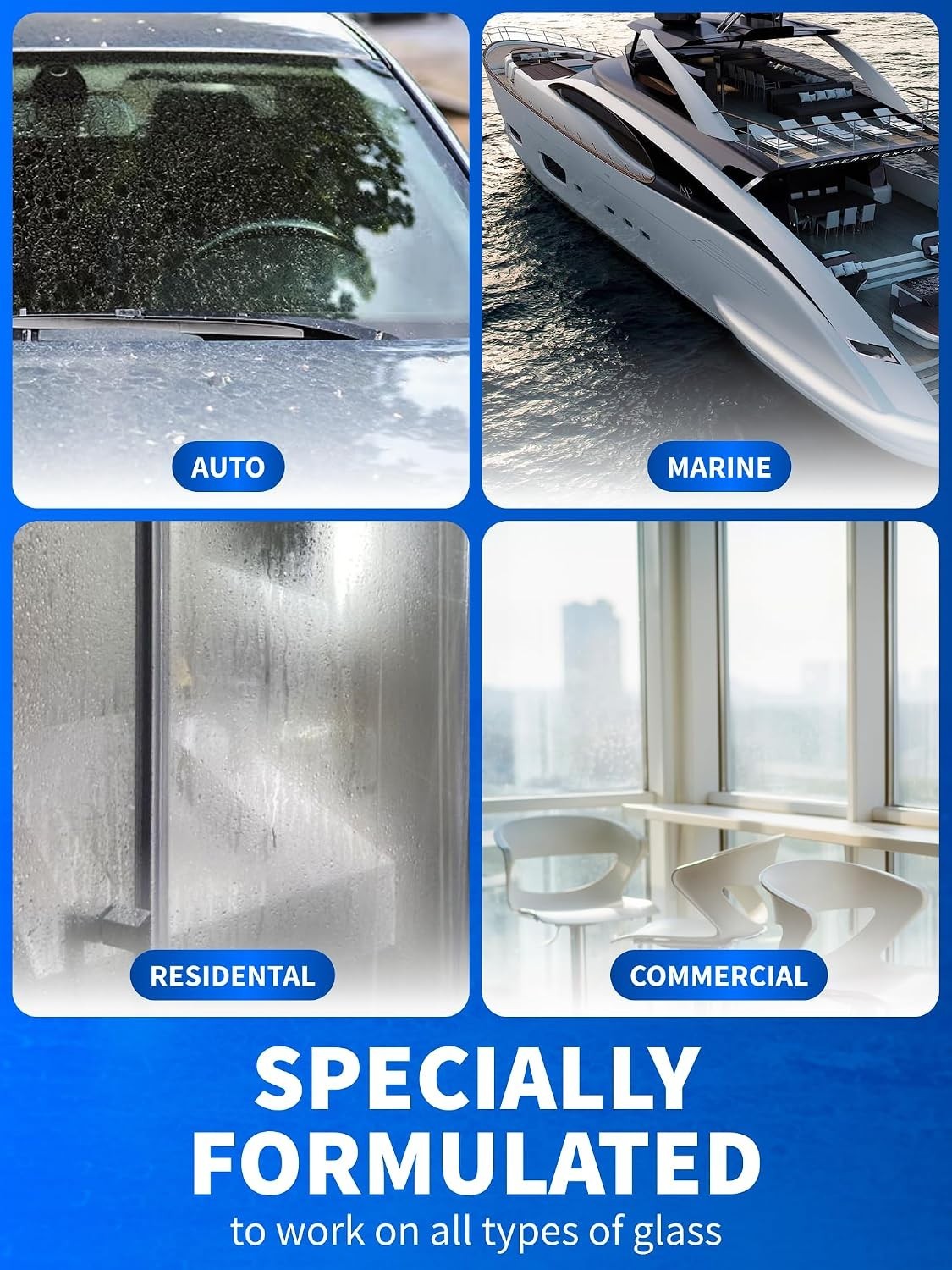 ProClean Hard Water Stain Remover for Glass & Metal – Non-Acid Water Spot Rem…