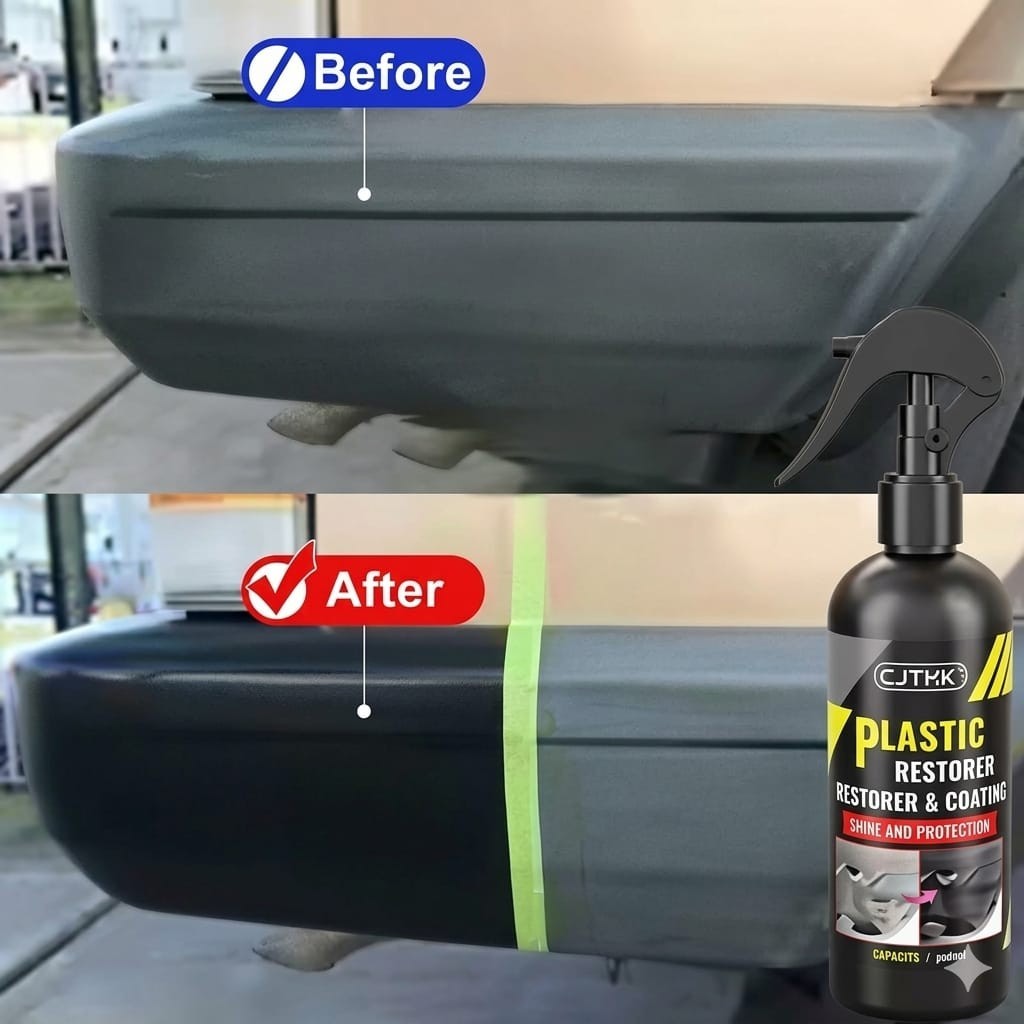 Car Plastic Restorer Back To Black Gloss Plastic Renovator Longlasting Coating L