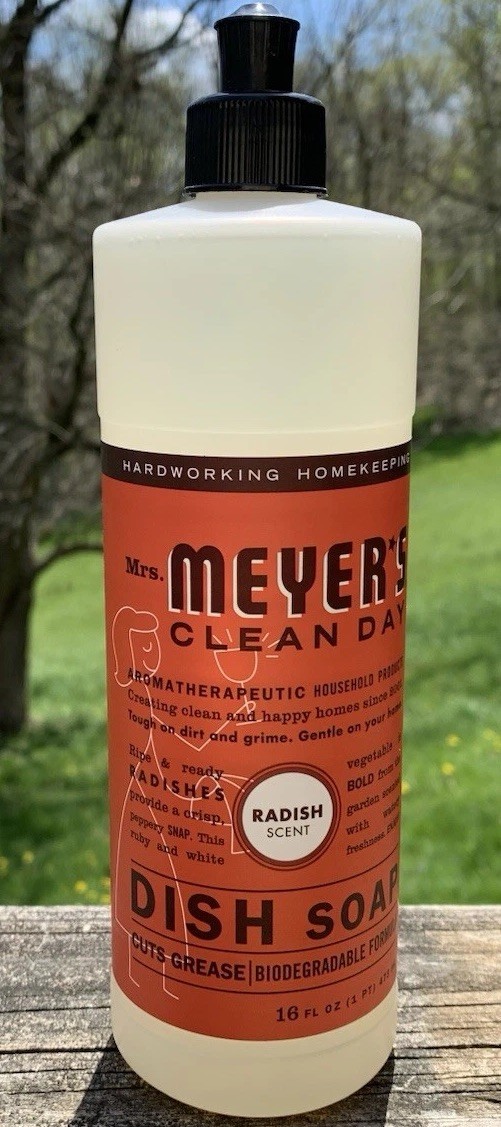 Lot of (3) Mrs. Meyer’s Clean Day Dish Soap RADISH Scent 16 oz. each