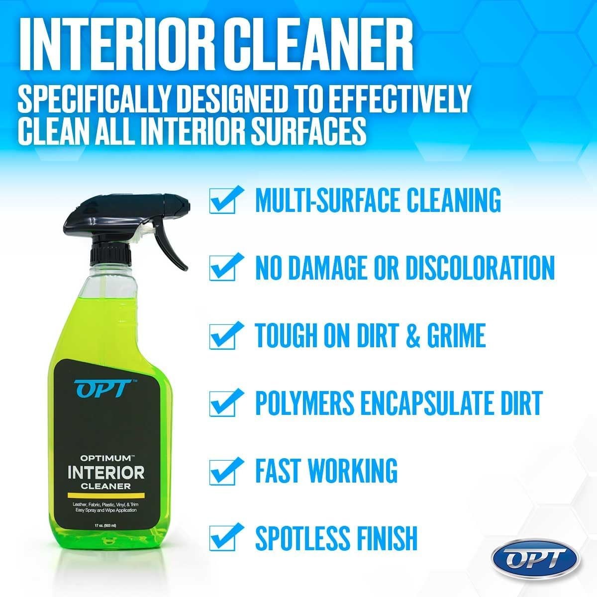 Versatile Car Interior Cleaning Spray – Safe for Leather and Upholstery