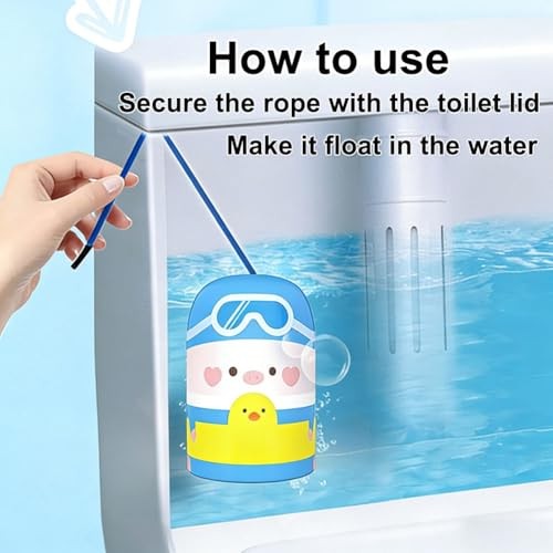 Toilet Bowl Cleaner, 3 Pack Automatic Toilet Cleaner Bottle, Long-Lasting Deep