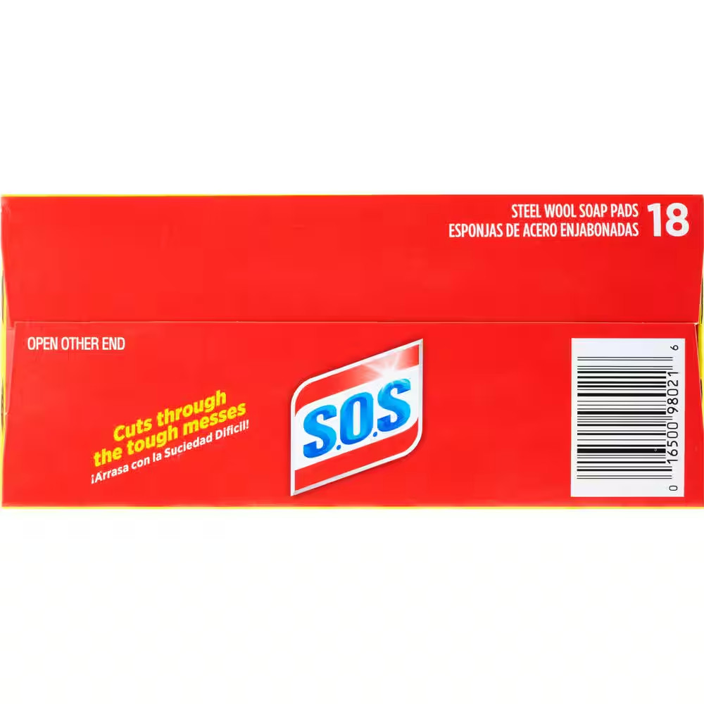 Steel Wool Soap Scouring Pads (18-Pack) (2-Boxes)