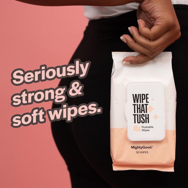 Flushable Wipes Hypoallergenic Aloe Infused Septic Safe 150 Count 3 Pack New