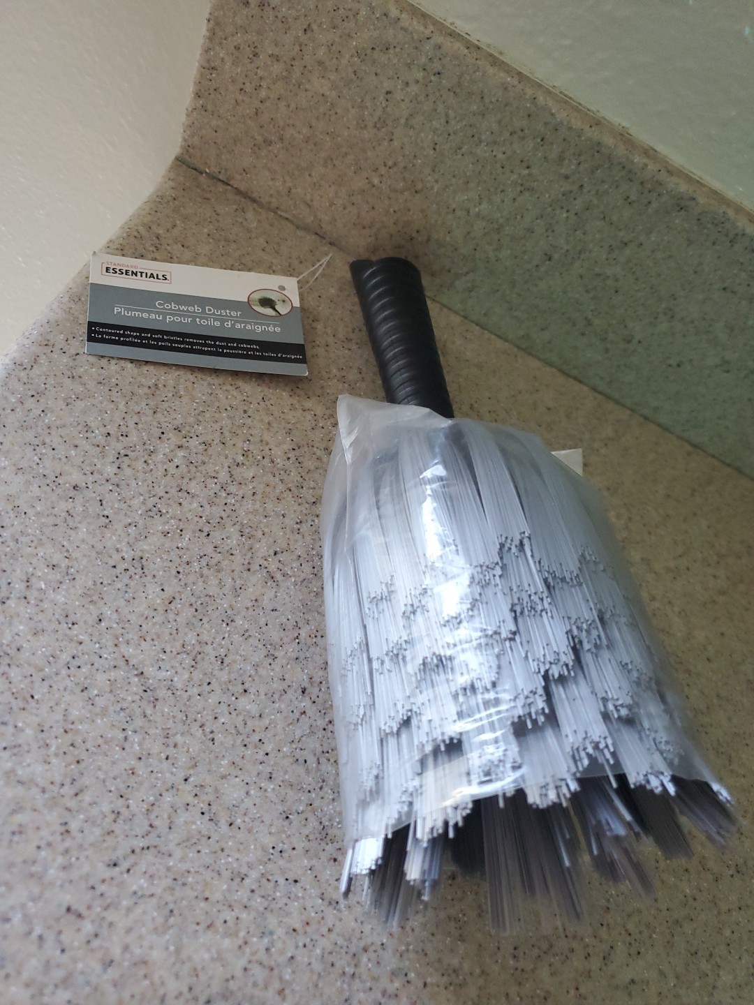 Standard Essentials Cobweb Duster Grey Cleaning System New