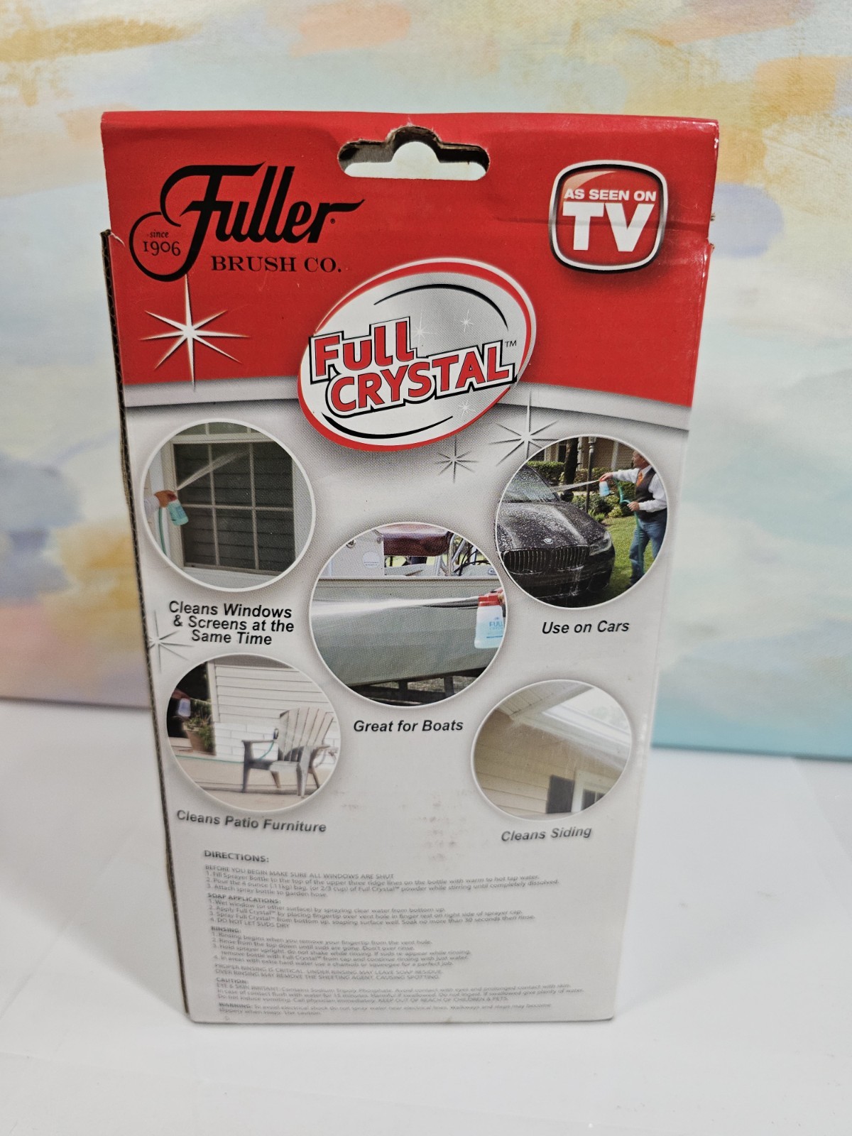 Fuller Brush Co. Full Crystal Window Cleaner Refill Box *1x Cleaner Packets*