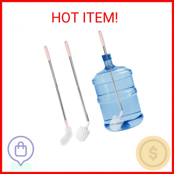 5 Gallon Water jug Cleaning Brush，2 Pack Bucket Brush, Kettle Brush, Cleaning Ex
