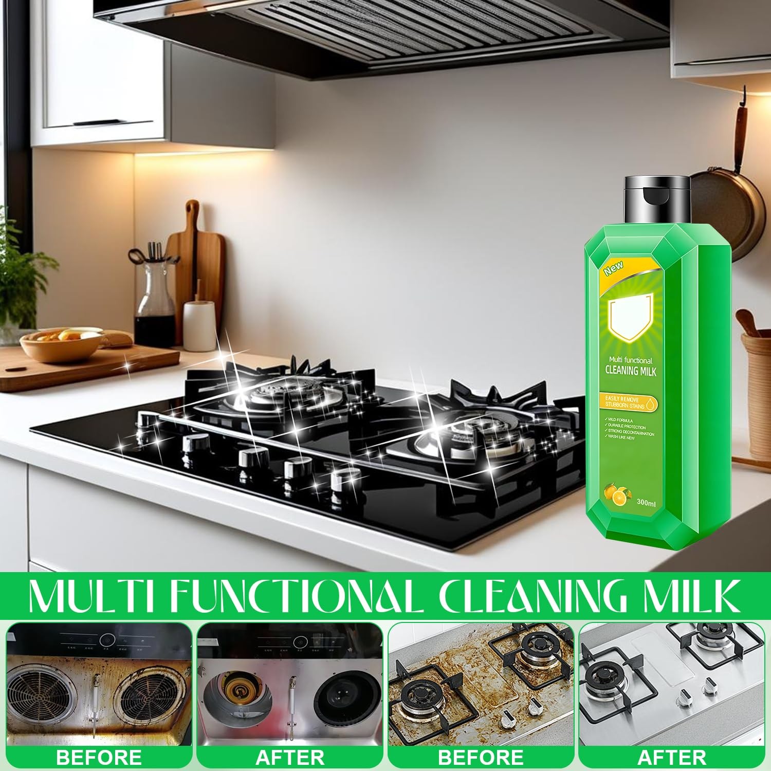 Cleaning Milk House Cleaner, Powerful Multifunctional Concentrated Cleansing …