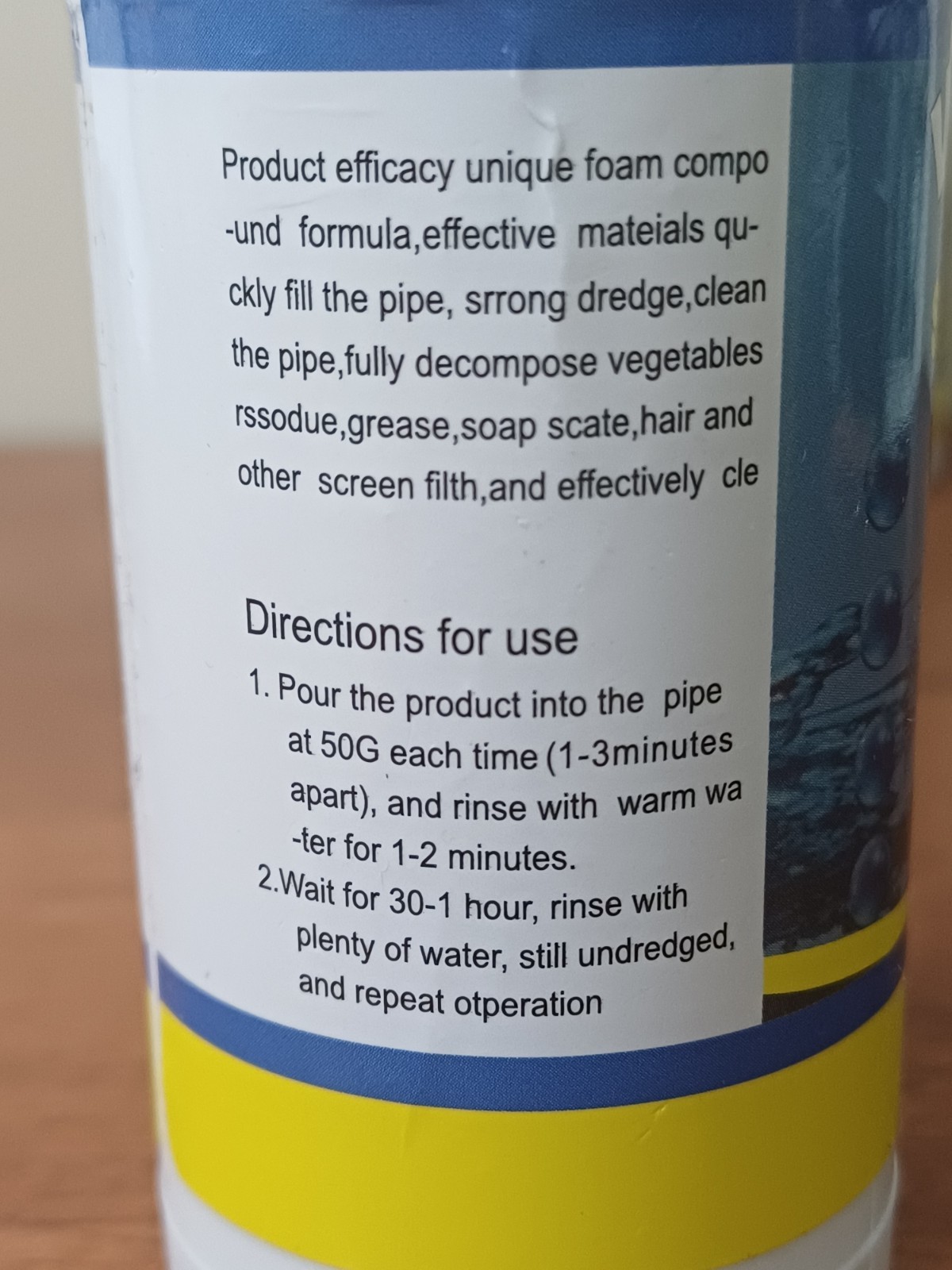Set of 3 Wild Tornado Powerful Sink & Drain Cleaner High Efficiency Clog Removal