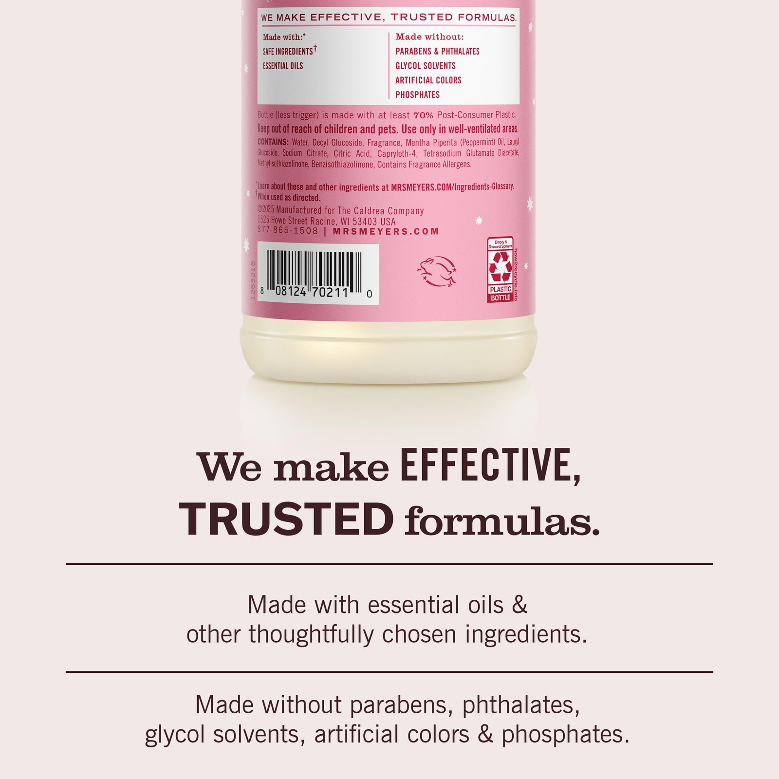 CLEAN DAY Multi-Surface Everyday Cleaner, Peppermint Scent, 16 Fl Oz Bottle