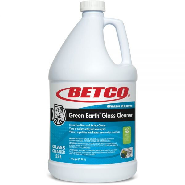 Betco® Green Earth® Glass Cleaner, 128 Oz Bottle, Case Of 4