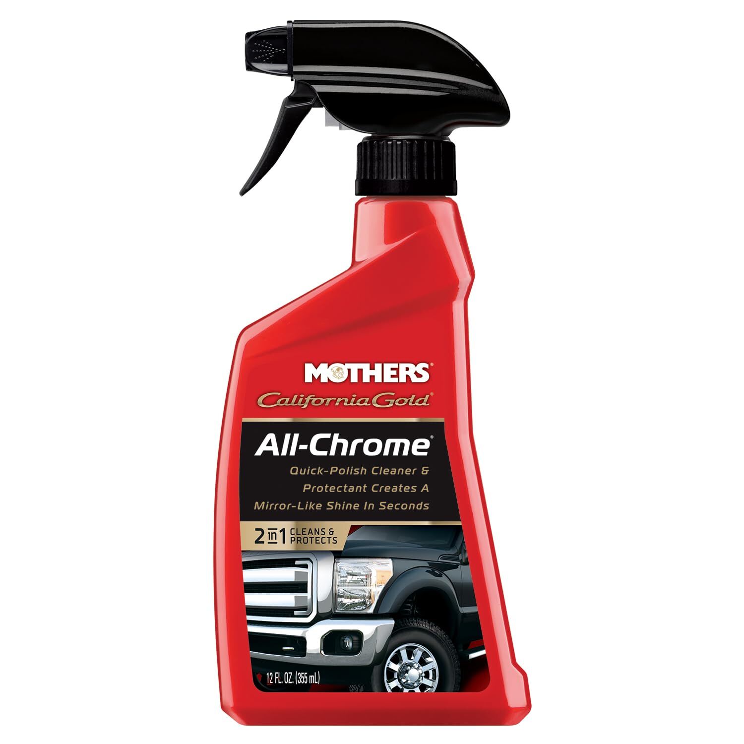 Mothers 05222 California Gold All Chrome Polish 12 oz.