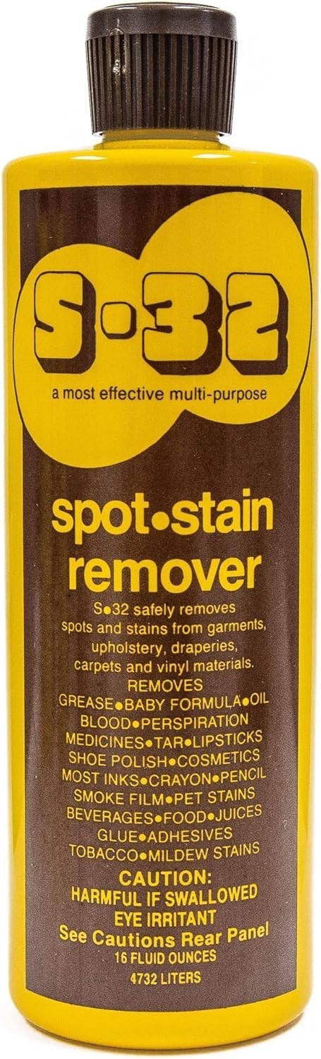 S-32 Spot Stain Remover, Safely Removes Stubborn Spots,15.2 Ounces, 2 Pack