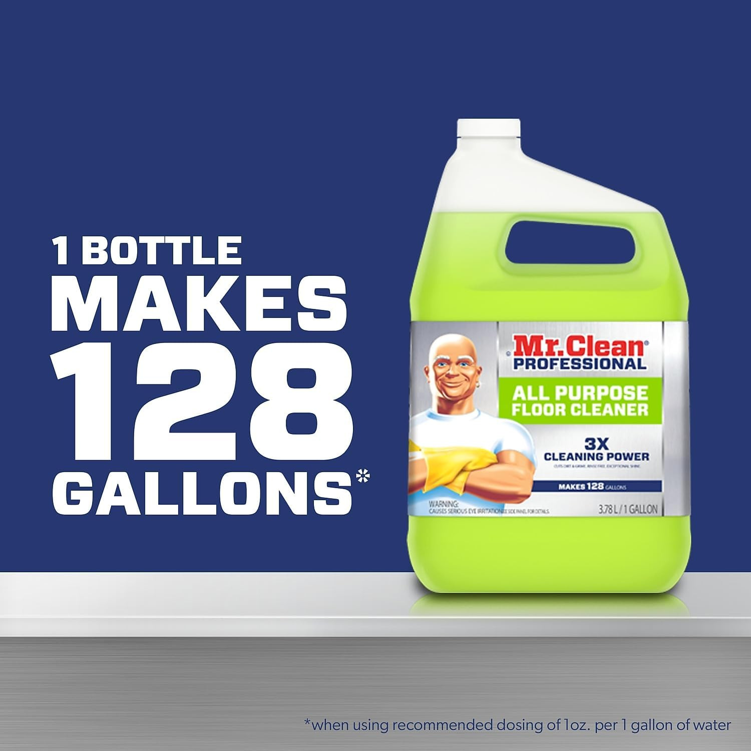 Finished Floor Cleaner, Lemon Scent, One Gallon Bottle