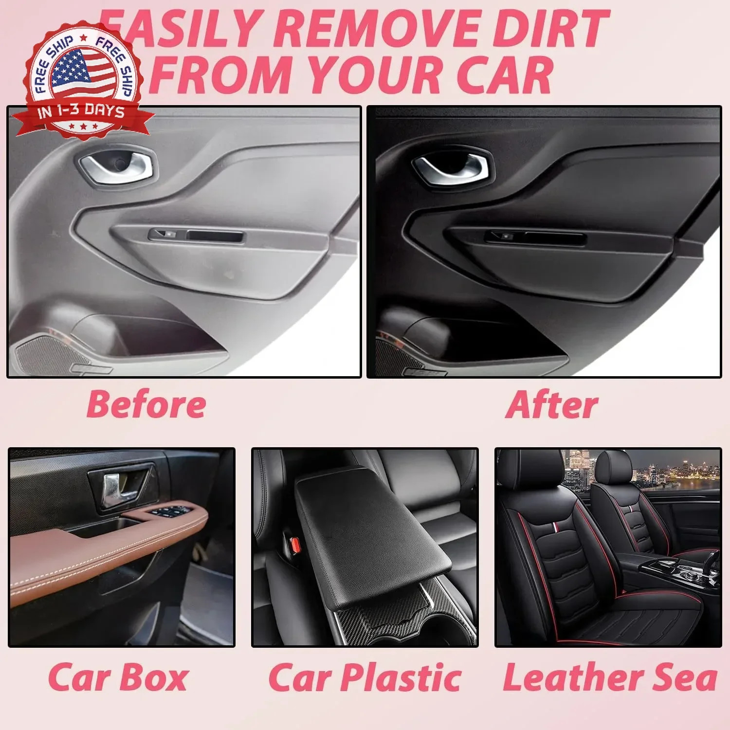 Polishing Cleaner Car Interior, Interior Detail Spray, Car Interior Detailing Cl