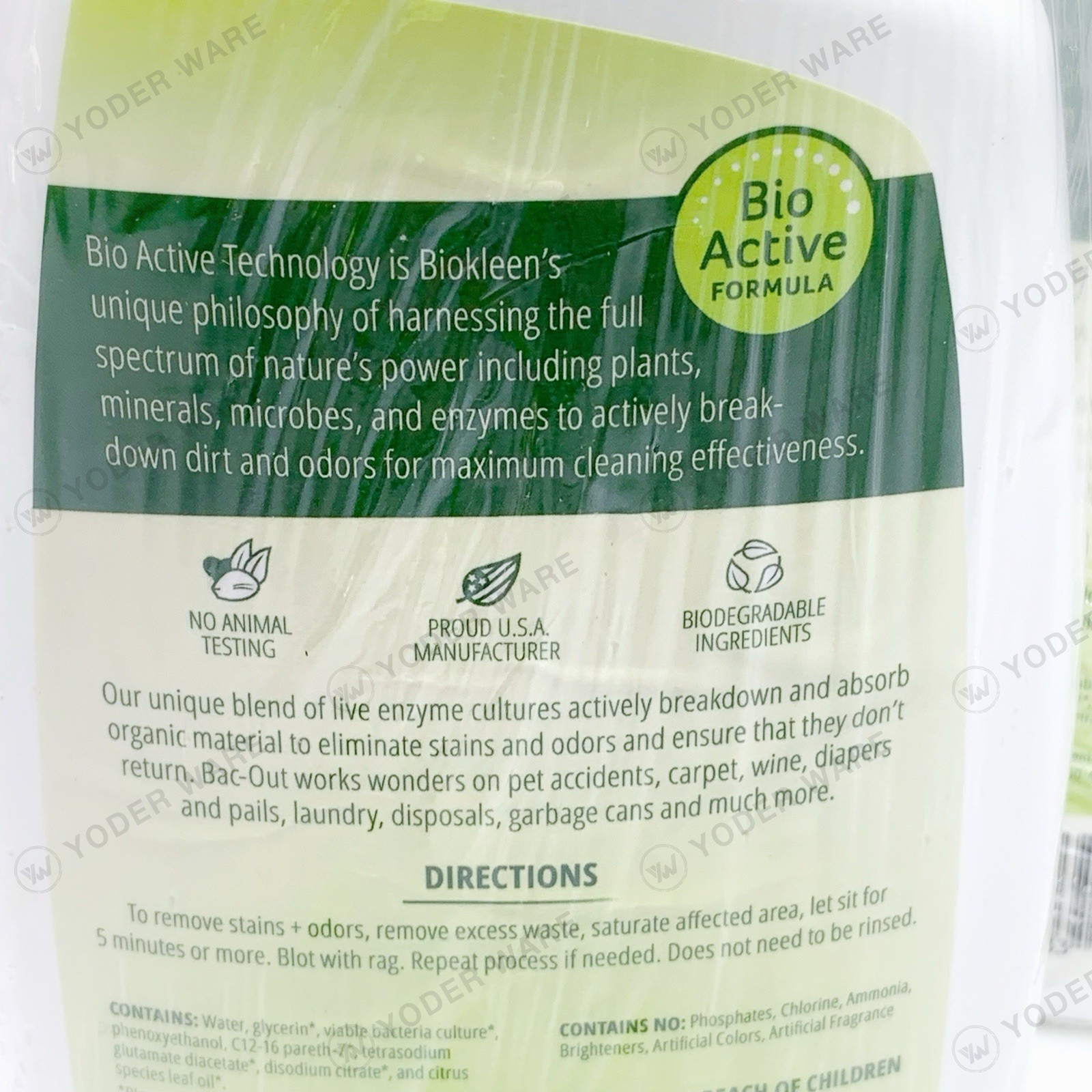 2-Pack Biokleen Bac-Out Carpet Stain + Odor Remover Lime Essence 32 fl oz Spray