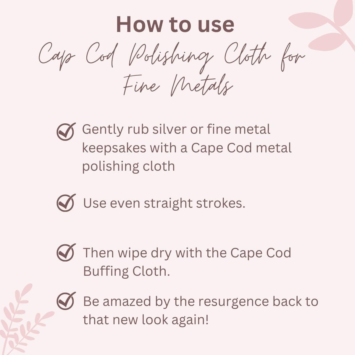 Polishing Metal Tin Bundle for Fine Metals | 12 4X6 Polishing Cloths | 1 12×1…