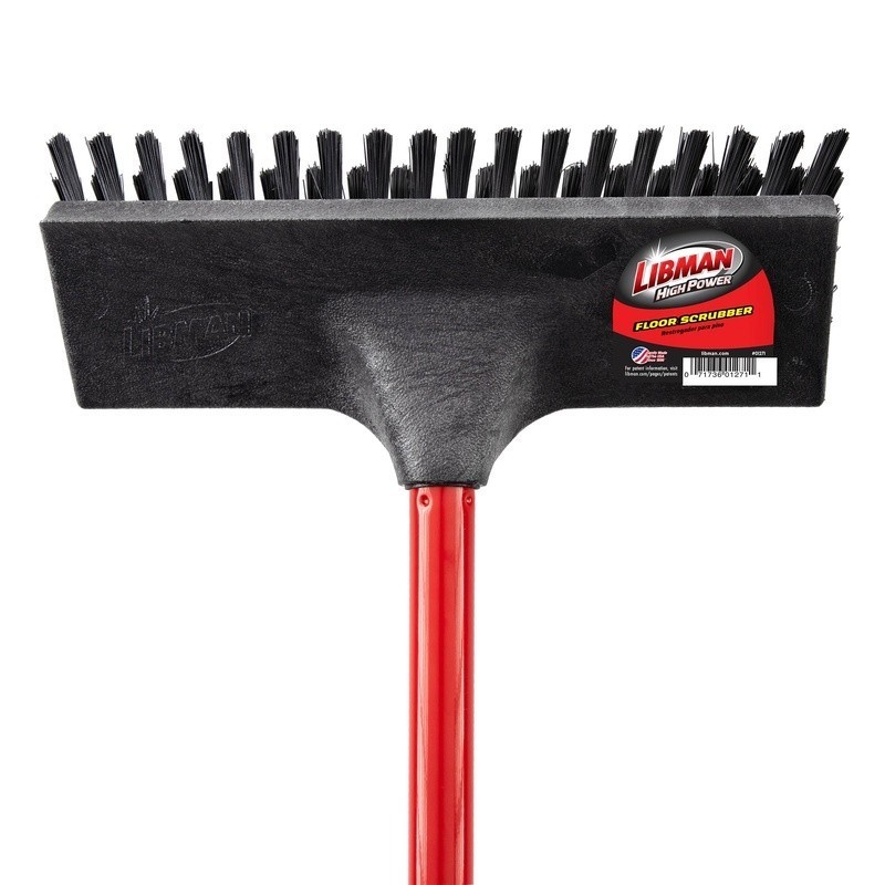 Heavy Duty Floor Scrub Brush Multi Surface Clean Garage Kitchen Concrete Wood US