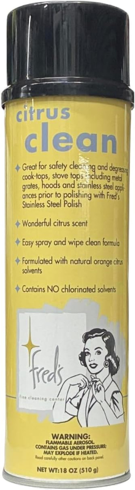 Citrus Clean Natural Orange Degreaser Spray – Heavy Duty Kitchen Cleaner for Sto