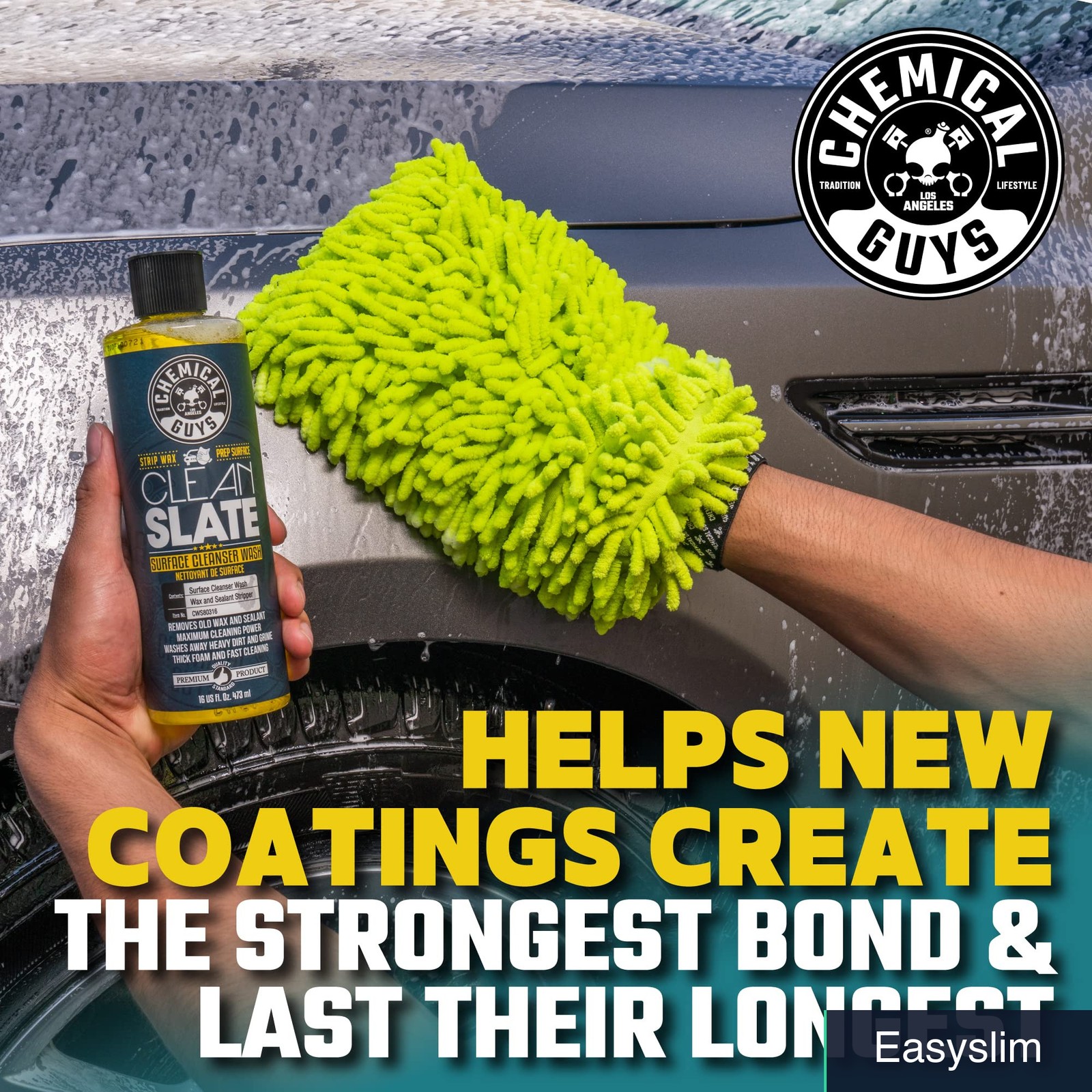 Car Wash Soap Deep Surface Cleaner Old Wax Sealant Removal 16oz