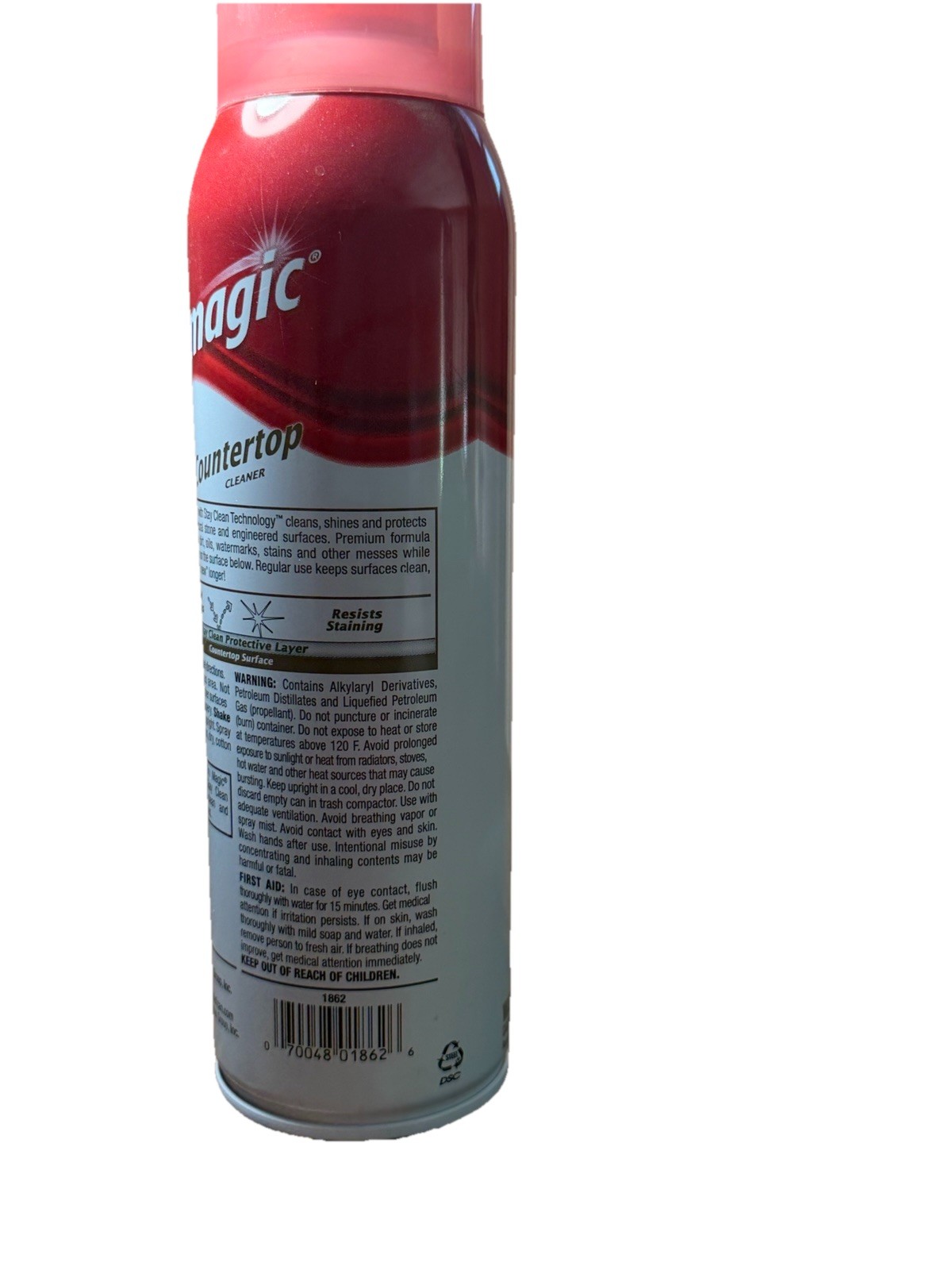 Magic Countertop Cleaner, Ideal for Laminate, 17oz DISCONTINUED Red/White Bottle