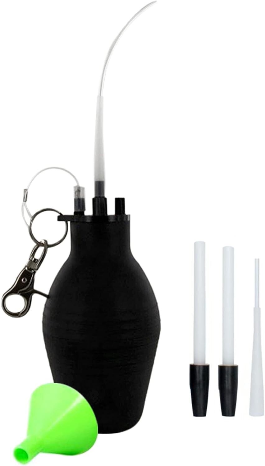 Durable Diatomaceous Earth Powder Sprayer with Flexible Tips and Silicone Bulb