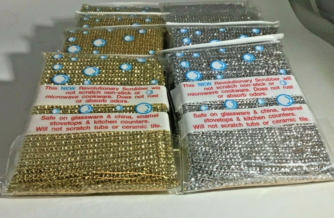 EZ Scrubber Safe For Glassware, China, Cookware, Counters, Tubs, Tile. 12 New
