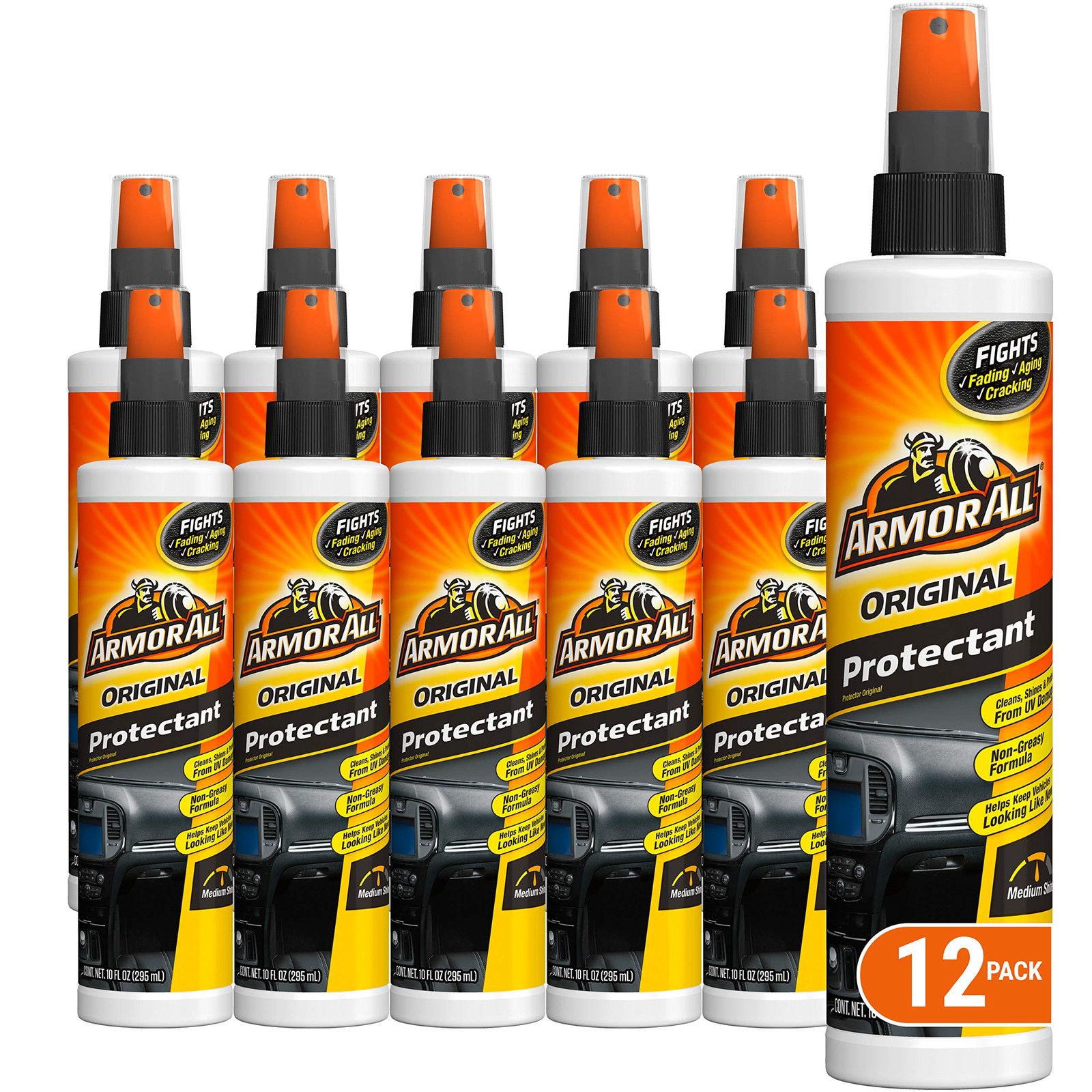 Armor All Original Protectant 120 Fl Oz Clean Shine UV Protection Fights Crac…