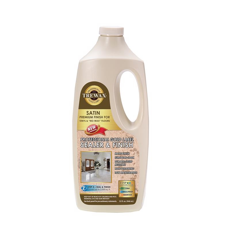 Trewax 887130027 Satin Carnauba-Based Multi-Surface Floor Sealer Wax 32 oz.