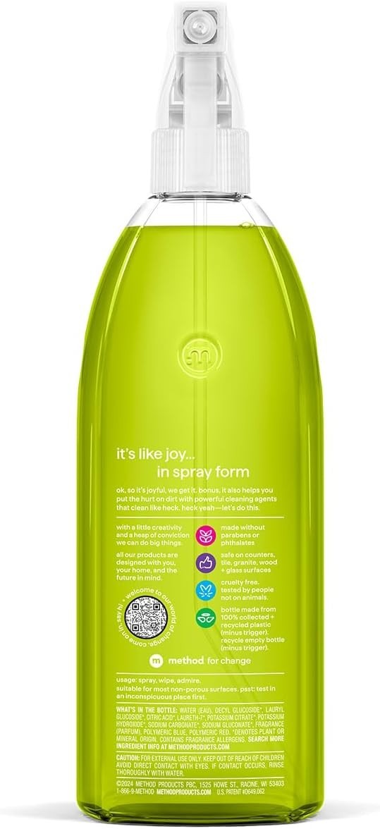 All-Purpose Cleaner Spray Lime Sea Salt 28 oz Pack of 1 for Counters Tiles Stone