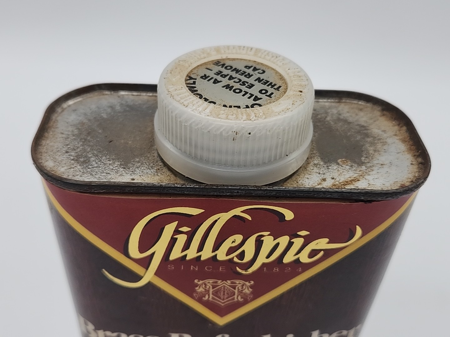 Vtg Gillespie Brass Restorer 90 to 100% Full USA BR86.1 Household Cleaner