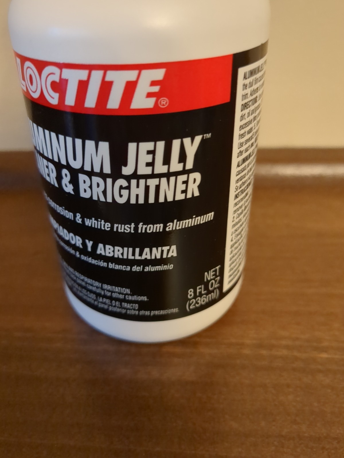 Loctite Aluminum Jelly Cleaner and Brightener 8 OZ-98% full