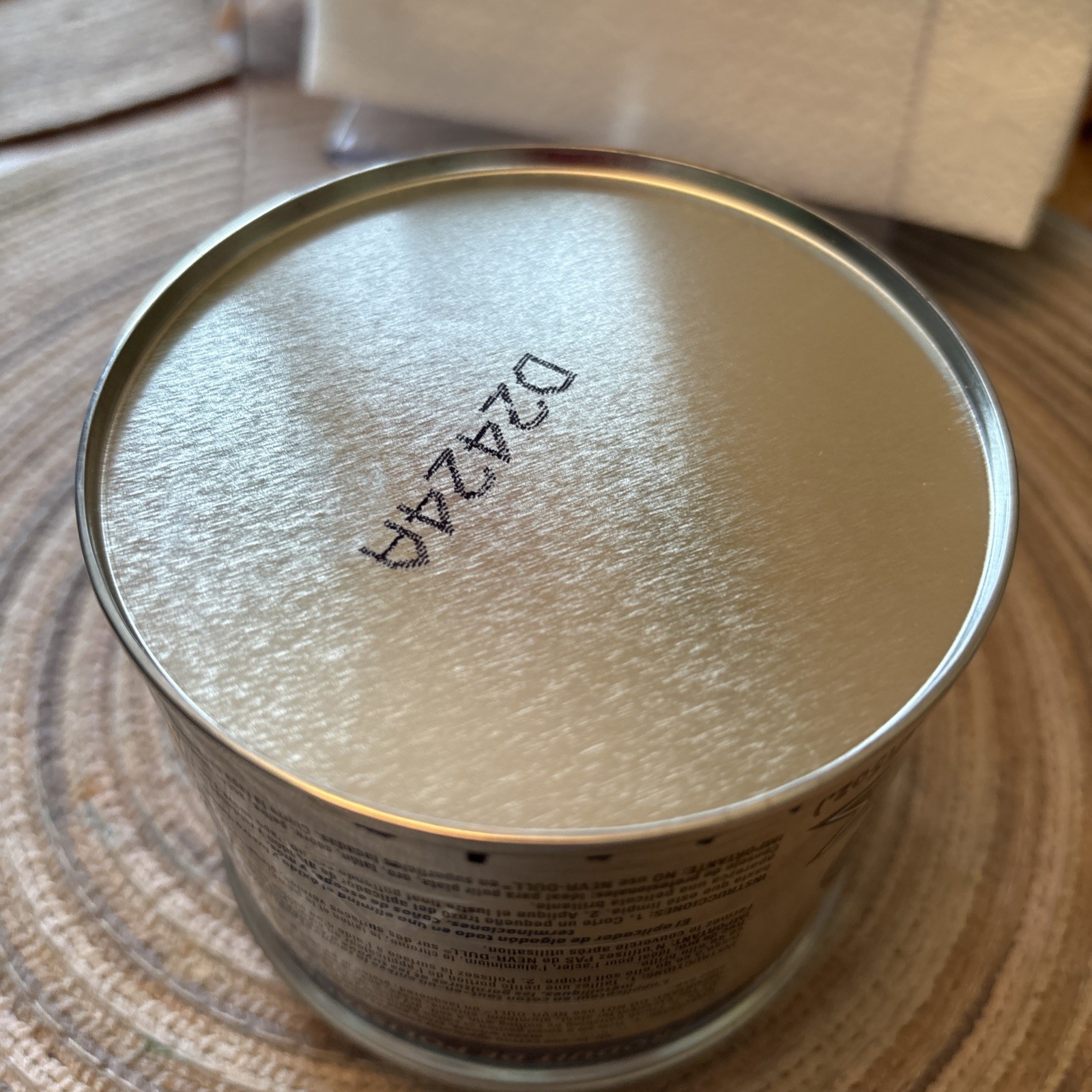 Nevr- Dull Metal Polish 5 Oz Tin All Metal Wadding Polish USA NEW