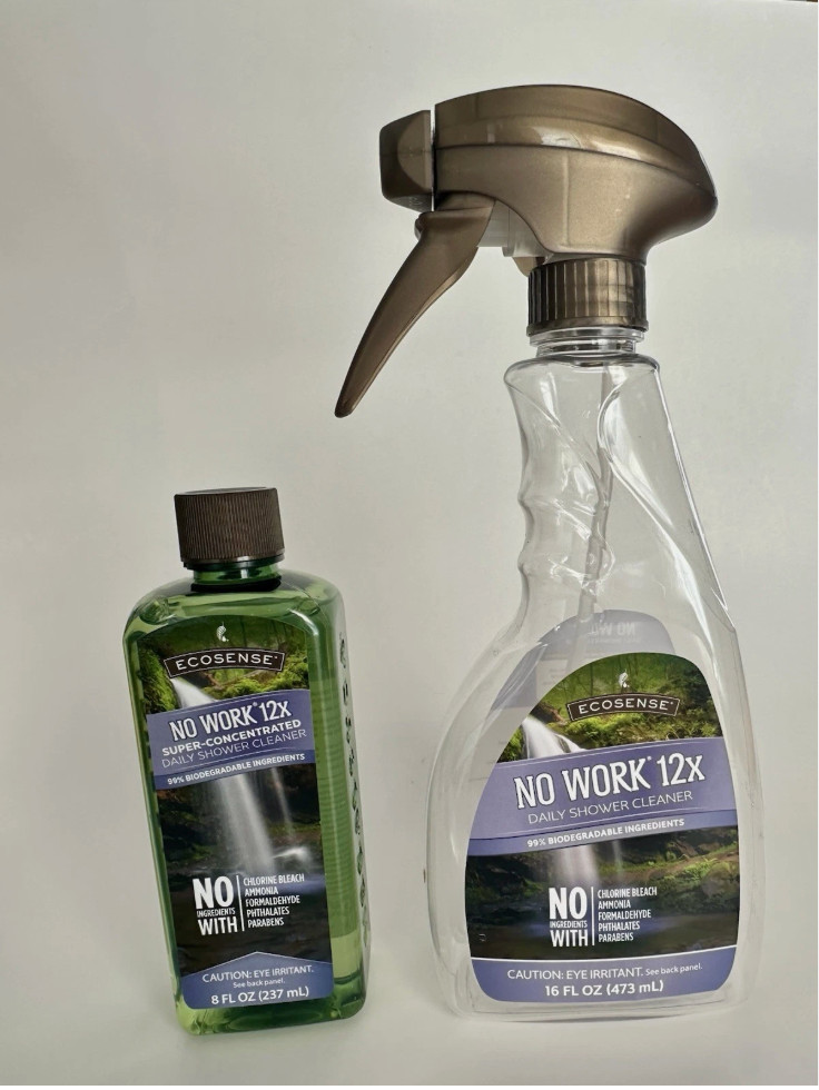 Melaleuca Ecosense NO WORK 12X Shower Cleaner 8 oz w/ Spray Bottle Concentrated