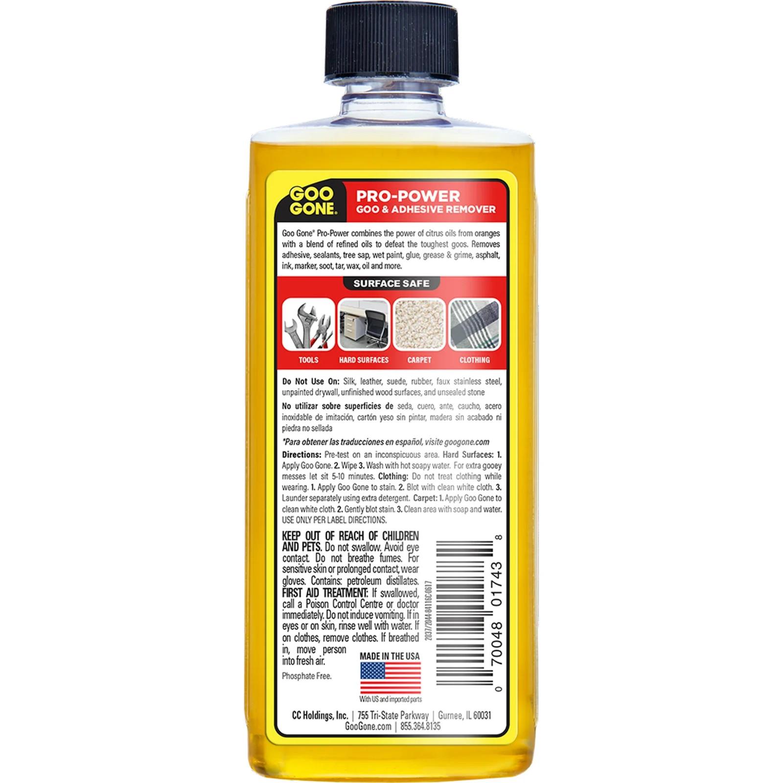 Adhesive REMOVER 8oz Sticker Glue Residue Cleaner