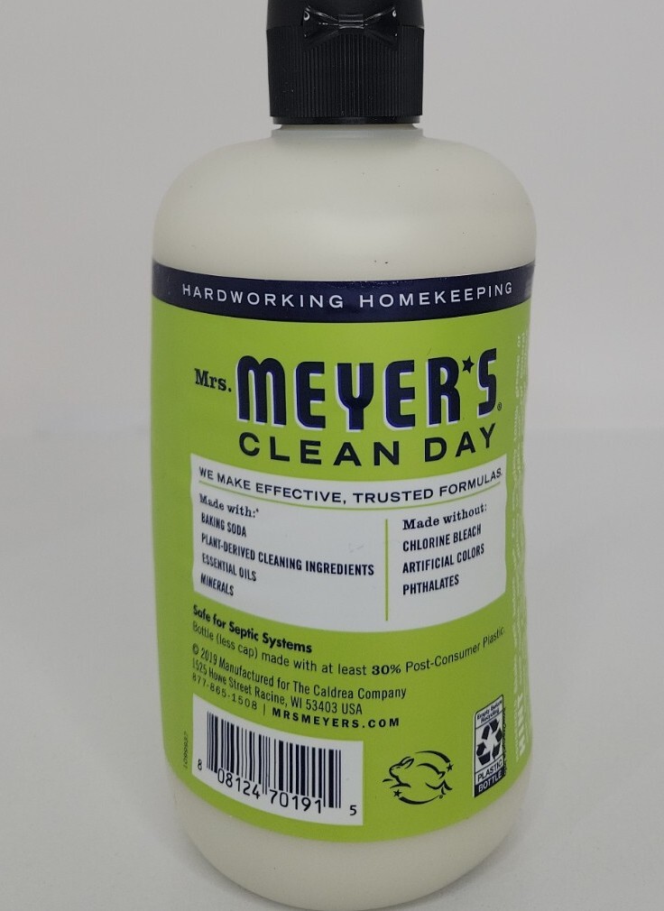 (2) Mrs. Meyer’s Clean Day Baking Soda Cream Cleanser Lemon ~ New