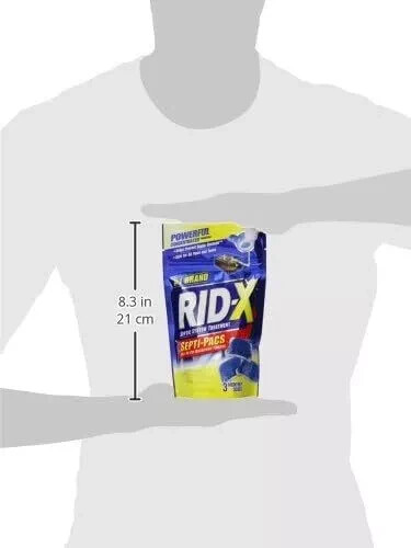 Rid-X Septic System Treatment, Septic Tank Treatment, 3-Monthly Supply Dual Acti