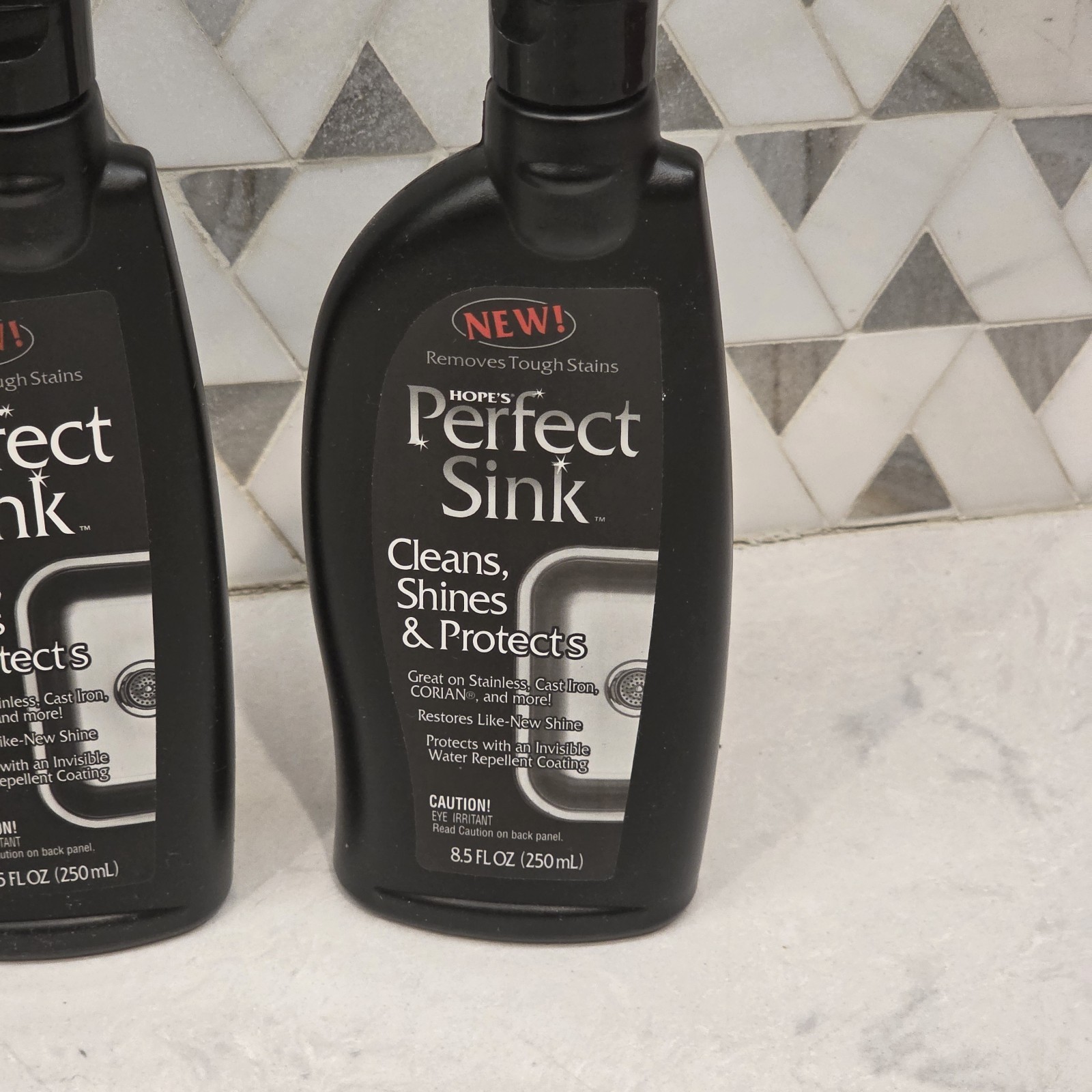 Lot Of 3 Perfect Sink Cleaner and Polish Cast Iron, Corian, Composite 8.5 Fl Oz