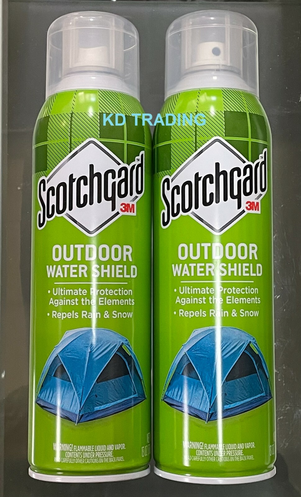 (2-Pack) 3M Scotchgard Fabric Leather Outdoor Gears HEAVY DUTY WATER SHIELD 13oz