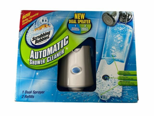 Scrubbing Bubbles Automatic Shower Cleaner Starter Kit With (2) Bottles SEALED