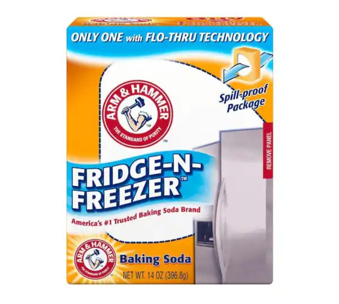 5x Arm Hammer Baking Soda Fridge-n-Freezer Odor Absorber Eliminator Air Freshner